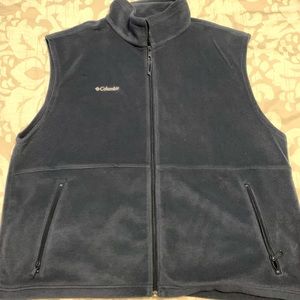 Fleece Columbia men’s zipper vest